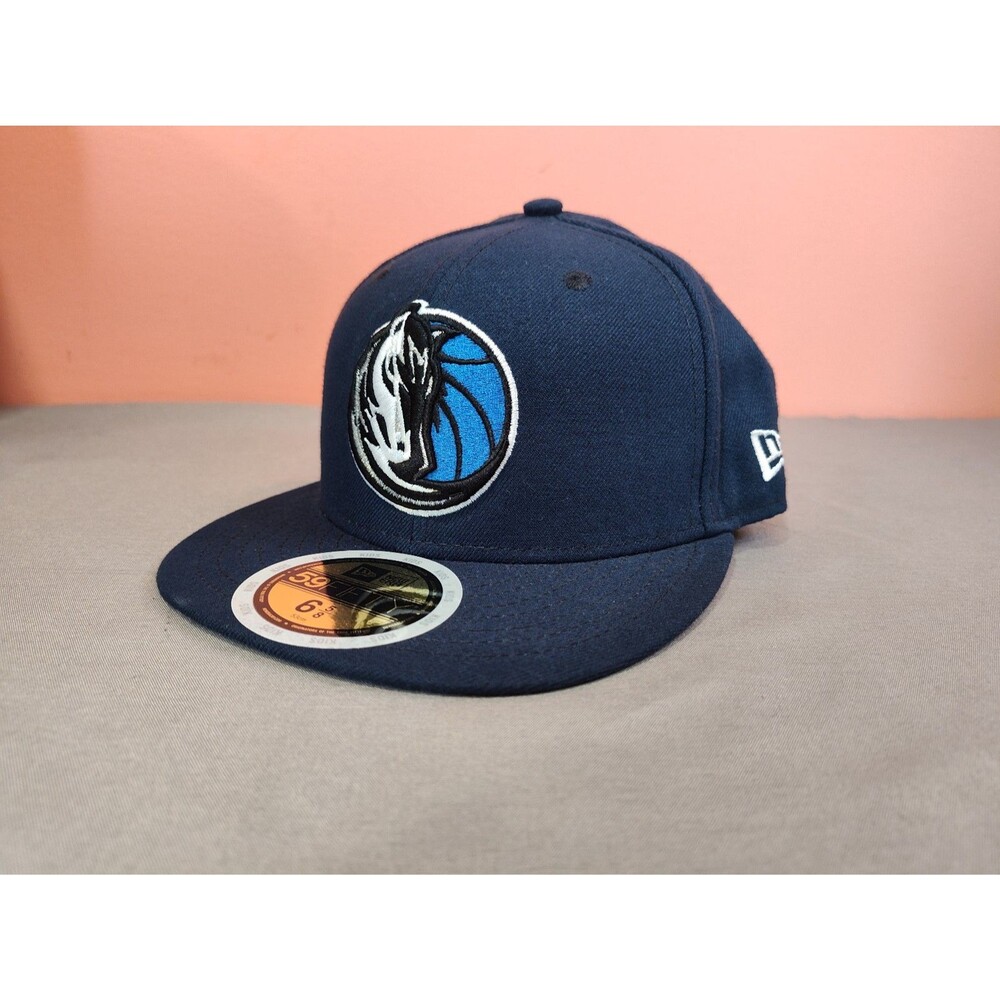 Youth New Era Dallas Mavericks 59FIFTY Fitted Cap Navy 6 5/8